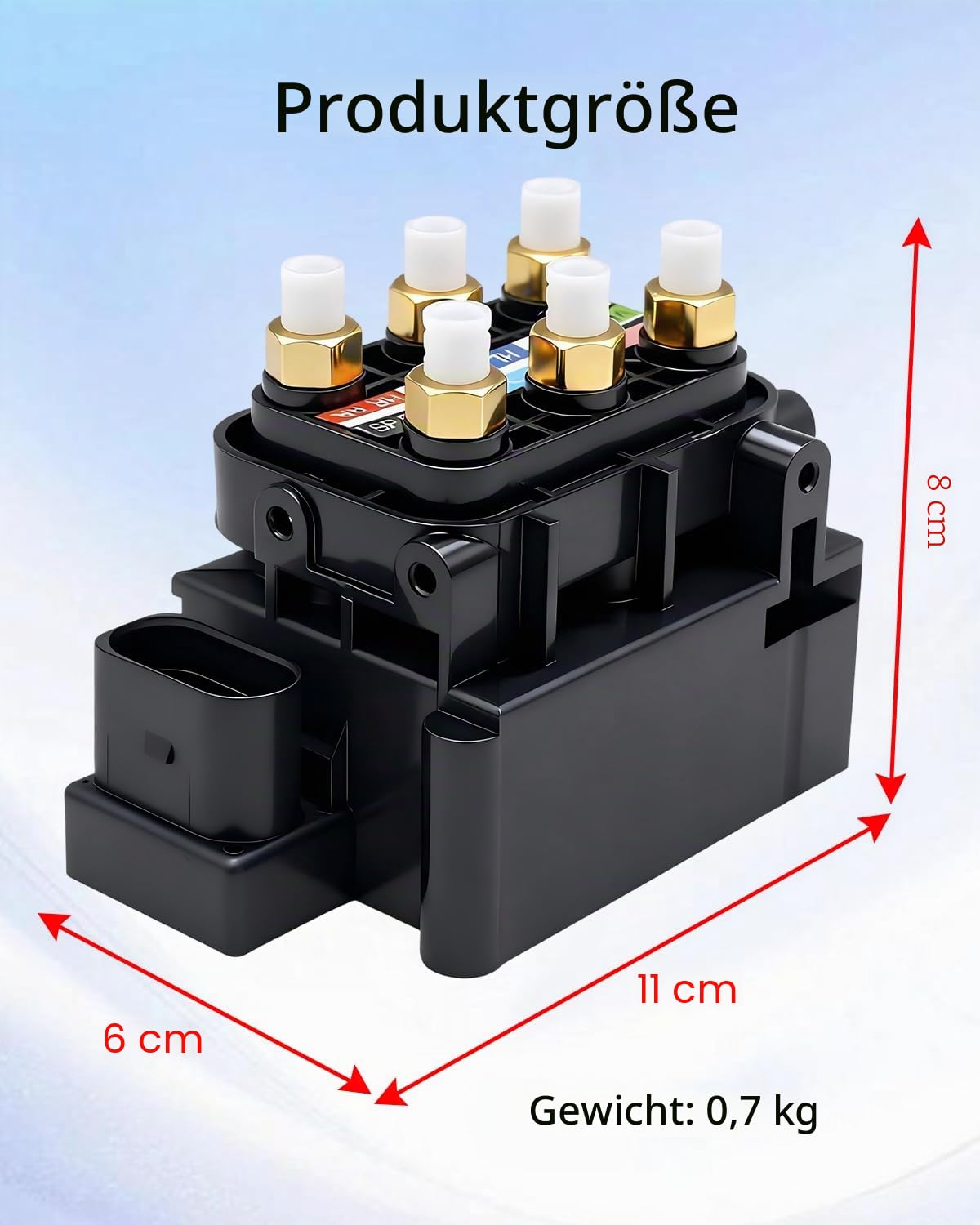 Air Ride Federung Magnetventilblock für Audi Q7 für Porsche Cayenne VW Touareg 7L0698014 7P0698014 7L8616007E