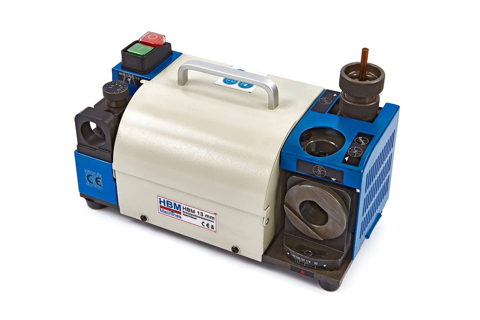HBM 13 mm. affilatrice per trapani/rettificatrice per trapani modello 2 deluxe