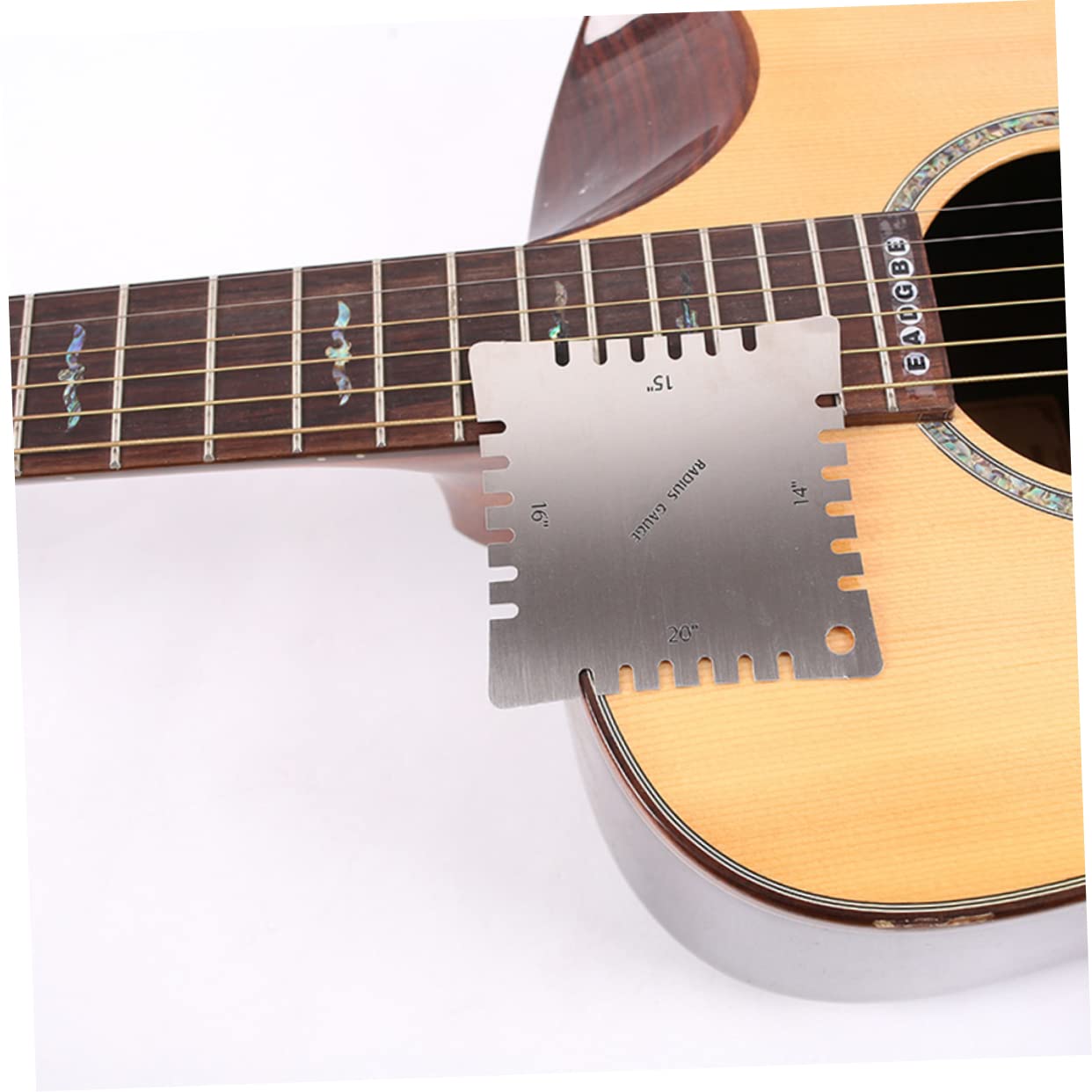 TOYANDONA 12stücke Teiliges Set Gitarren-messwerkzeug Präzise Saitenhöhen Und Radiusmessung Für Akustik Gitarren Leicht Und Tragbar Für Professionelle Gitarrenbauer Und Musiker