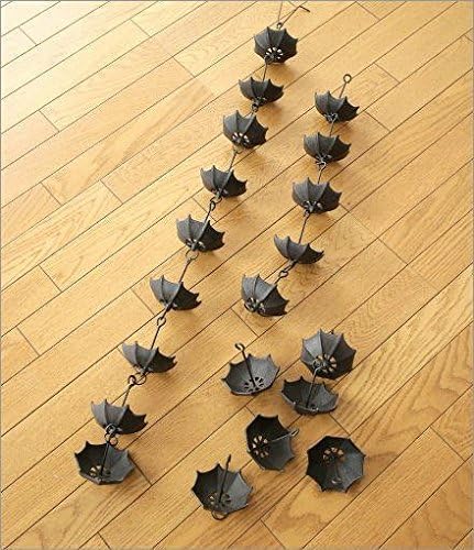 Amazon Co Jp 雨樋 雨どい 鎖樋 くさり 雨だれ あまどい アイアンのレインチェーン Sik5132 Diy 工具 ガーデン