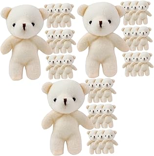 Toddmomy 30 Pçs Mini Ursinho De Pelúcia Para Crianças De Pelúcia Bonecas De Pelúcia Chaveiro Mini Bichinhos De Pelúcia Mini Ursinho Chaveiro De Pelúcia Ornamento De Urso Brinquedo De Urso