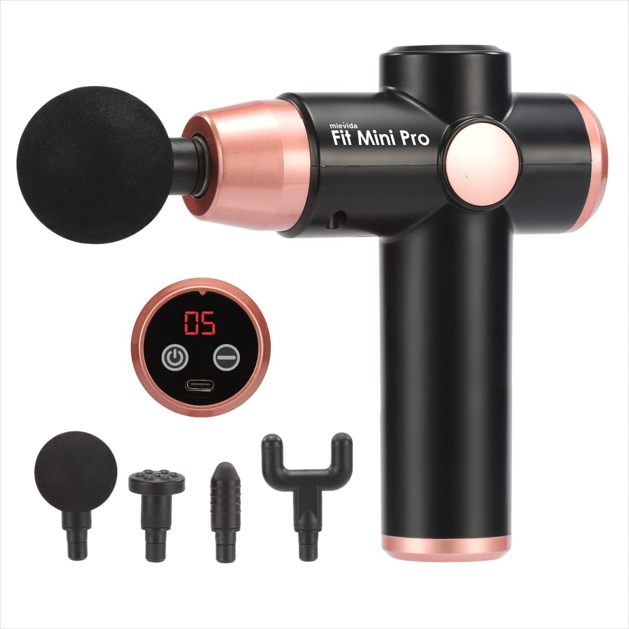 Mievida Fit Mini Pro Portable Electric Body Massager Gun | Deep