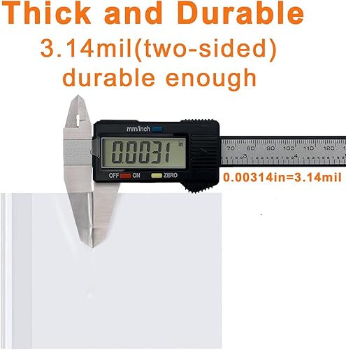 Miniatura 3 de 200 bolsas de plástico transparente, bolsas de celofán autosellantes, bolsas de celofán resellables para panadería, galletas, dulces, envolturas