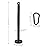 LFJ Weight Loading Pin with Carabiner fit 1 inch and 2 inch Olympic Weight Plate for Cable Pulley System LAT Pulldown (Standard Plates Loading Pin)