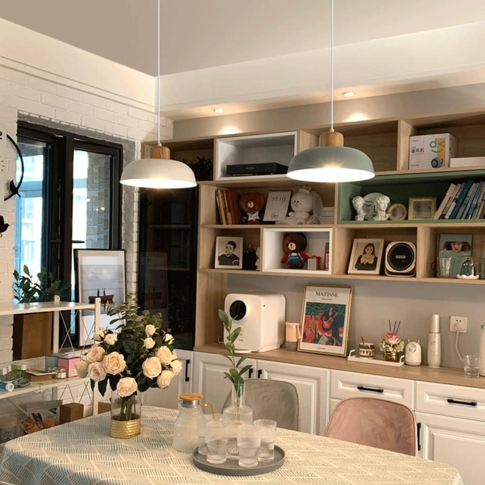 CSXSXAUO Retro Industrial Pendant Lamp European Adjustable Hanging Lights Modern Macaron Lighting Fixture - Metal Shade Ceiling Chandeliers,Chandelier