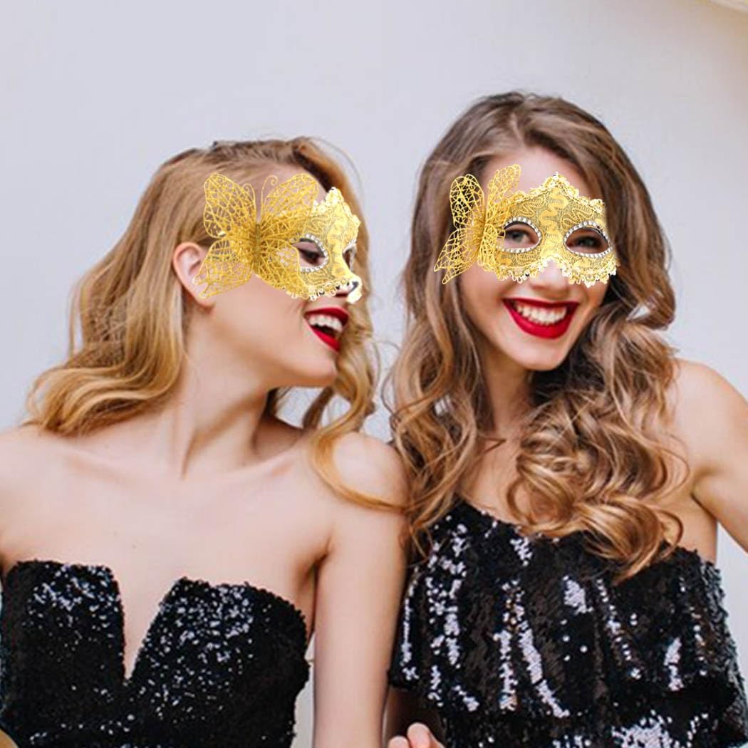 Costume Masks for Women Butterfly Mask Venetian Carnival Masks Mardi Gras Halloween Party Ball Prom Mask One Piece