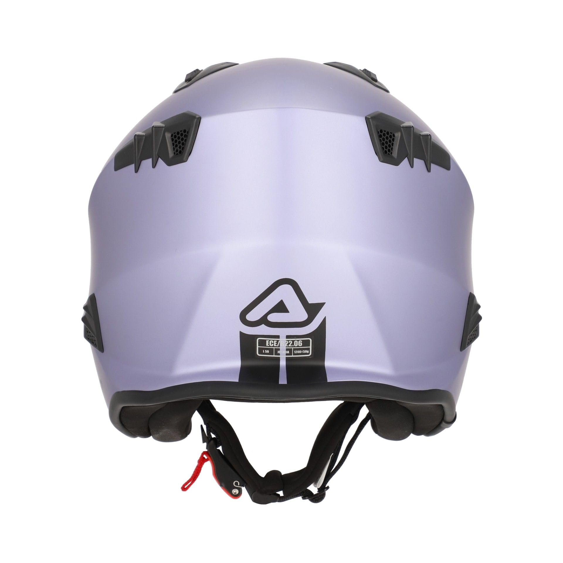 Acerbis - Casco Jet Aria - Color púrpura metálico - Talla S