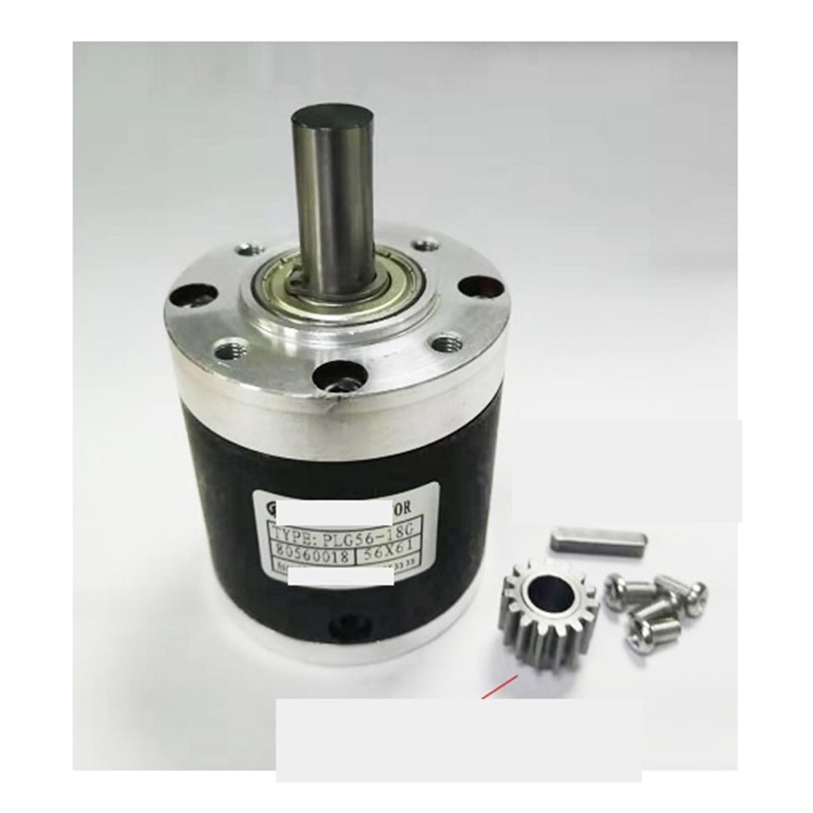 Réducteur de vitesse planétaire 56mm avec rapport 77:1 pour arbre moteur DC 6mm