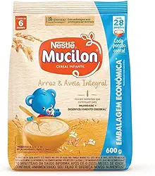 Mucilon Cereal Infantil Arroz E Aveia 600G
