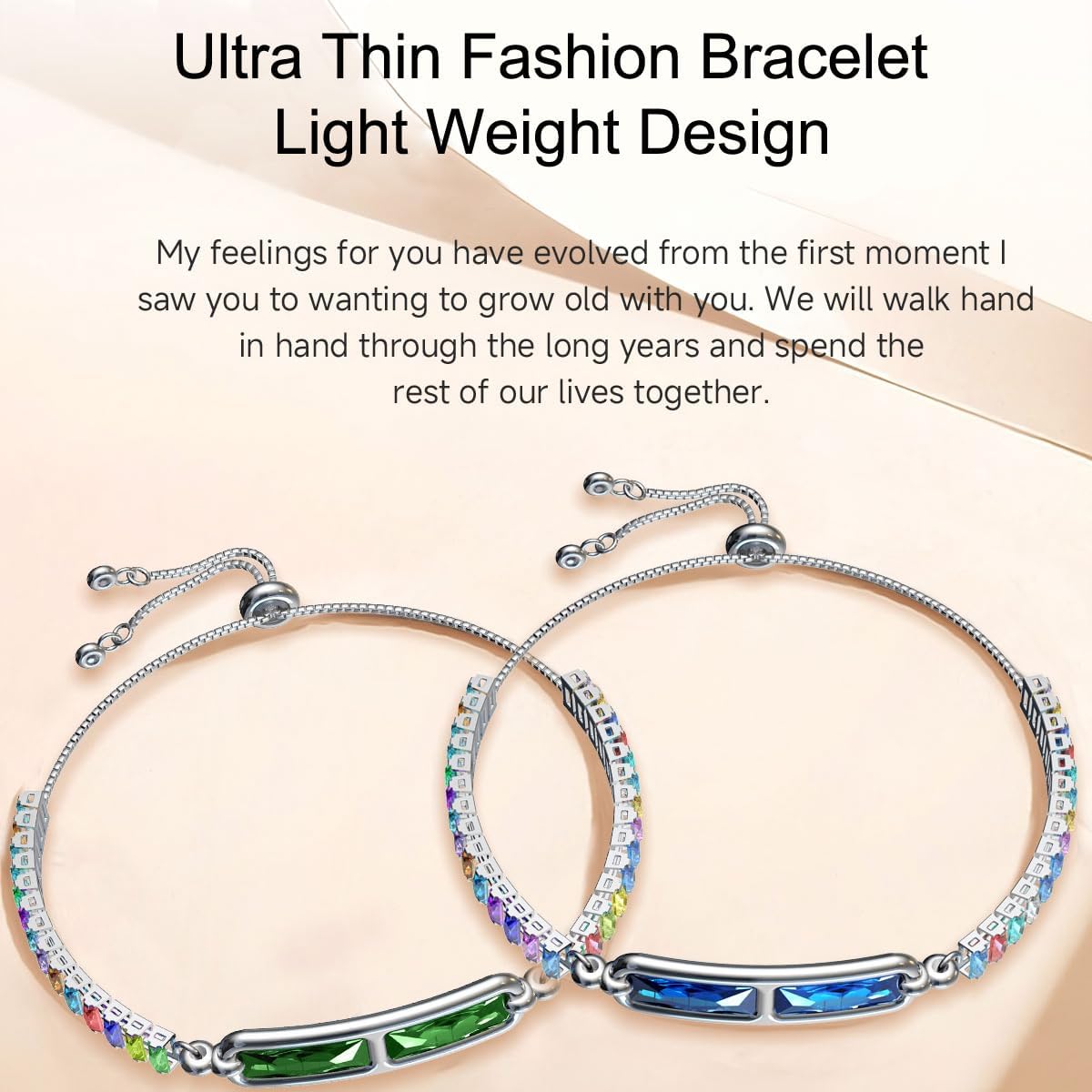 Smart Bracelet for Women Fitness Tracker Ladies Slim Thin Health Wristband Dress Diamond Dainty Activity Tracker Heart Rate Sleep Monitor Step Counter Calories Pedometer, No Subscription Fee