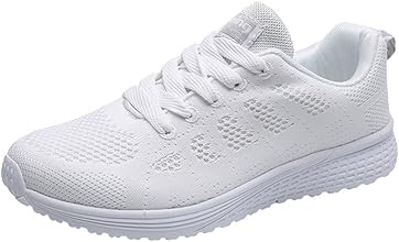 Zapatillas Deportivas para Mujer Transpirables Ligeras de Malla Sneakers Casual Calzado Zapatos Deportivas Cómodos y Ligeros Zapatillas para Camina Correr Gimnasio Atlético Tenis B0