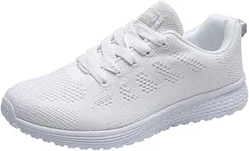 Zapatillas Deportivas para Mujer Transpirables Ligeras de Malla Sneakers Casual Calzado Zapatos Deportivas Cómodos y Ligeros Zapatillas para Camina Correr Gimnasio Atlético Tenis B