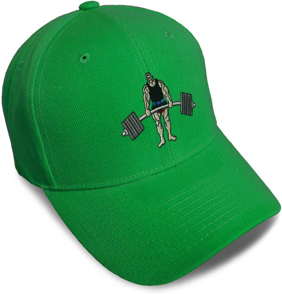 Baseball Cap Weightlifter B Olympic Sports Event Dad Hats for Men & Women
