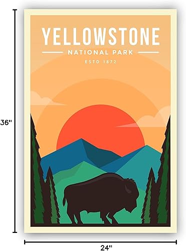 Miniatura 103 de Parques nacionales de las dunas de Indiana, impresión de póster de viaje, póster de viaje retro, parque nacional en Indiana, arte de pared de Dunas