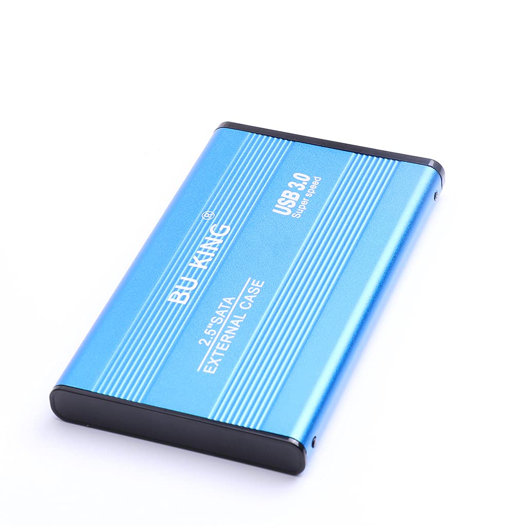 Mirco USB 3.0 Custodia per disco rigido Custodia esterna per disco rigido mobile 1T Custodia in lega di alluminio Scatola-blu
