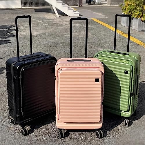 Expandable Spinner Wheel Luggage, Thickened Suitcase with Front Opening, Adjustable Telescopic Pull Rod, Customs Lock,for Traveling2