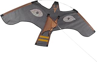 Hawk Kite Bird Scarer,Simulated Feather Reflective Bird Hawk Flying Kite - Farm Flying Bird Hawk Flying Kite Repeller with 2m Kite String Bird Kites for Kids Envelope