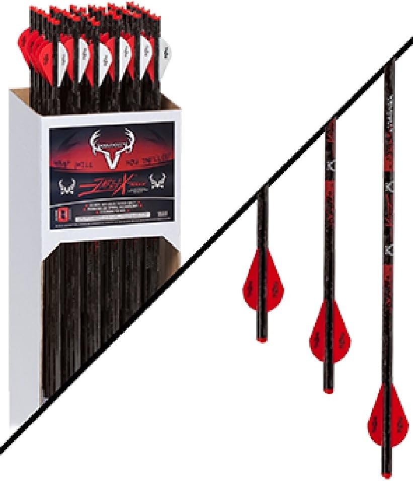 Velocity Archery Inflix 20Inch Carbon Bolts with 2Inch