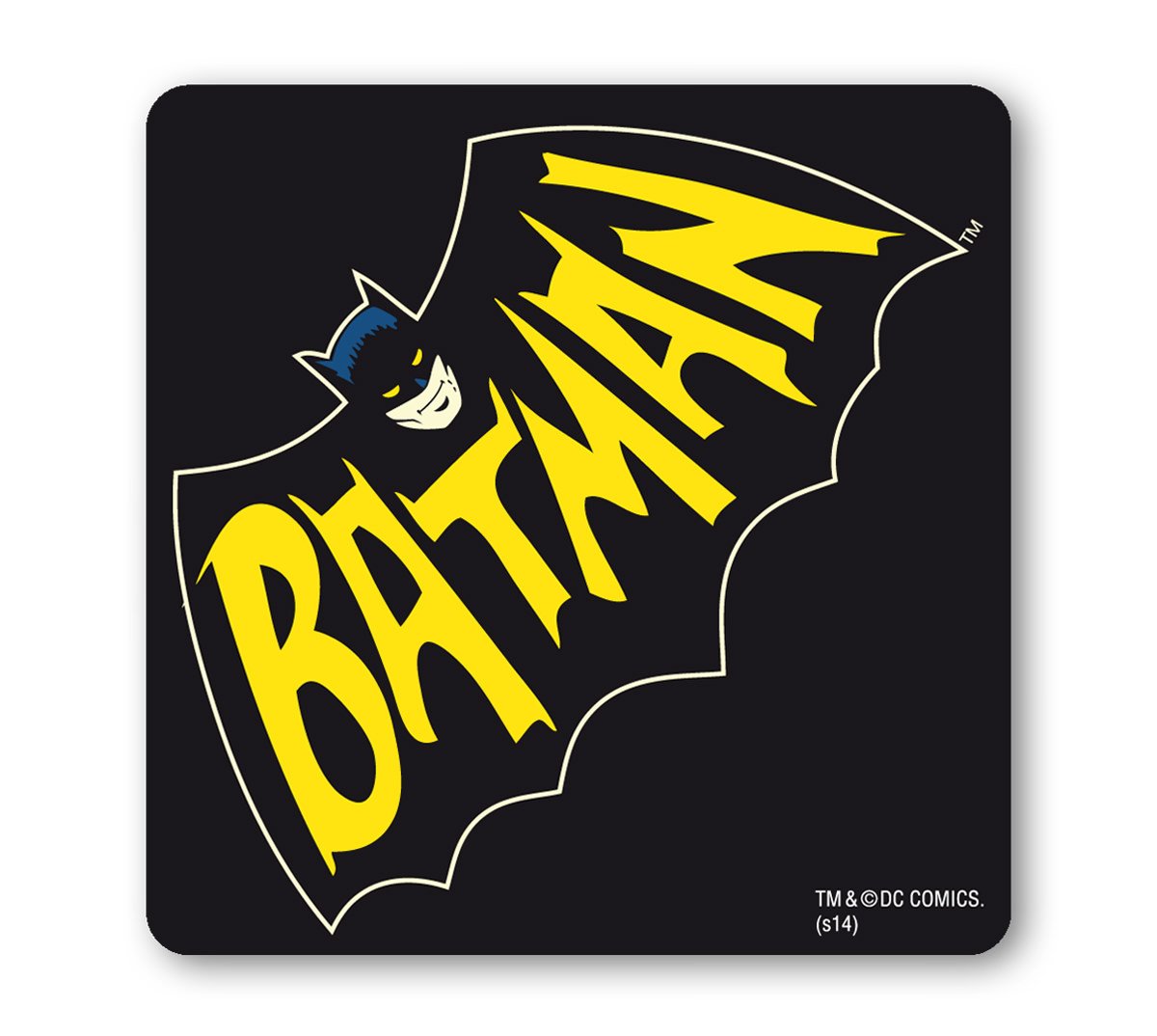 Logoshirt Multi_batman Wings Logoshirt® Dc Comics I Batman I Bat I Coaster I Drinks Mat I Cork I 10X10cm I Durable Print I Licensed Original Design