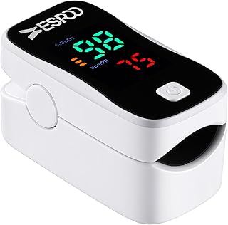 ESPOO Fingertip Pulse Oximeter with Batteries