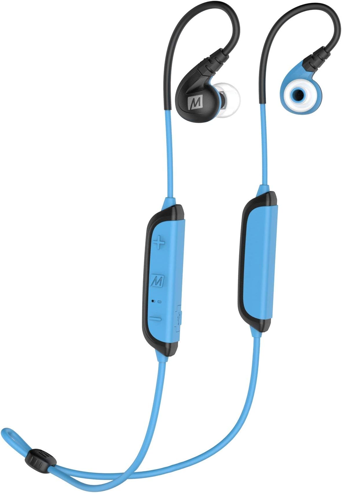 X8 Secure-Fit Stereo Bluetooth Wireless Sports In-Ear Headphones (Blue)