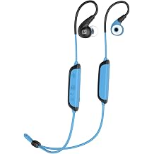 MEE audio X8 Secure-Fit Stereo Bluetooth Wireless Sports In-Ear Headphones Blue
