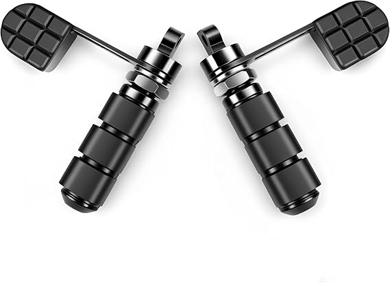 Hdmt Anti-Vibe Foot Pegs Motorcycle Footpeg Footrest Bracket Set Heel Rest For Harley Softail Sportster Dyna Fxwg Fxr Models