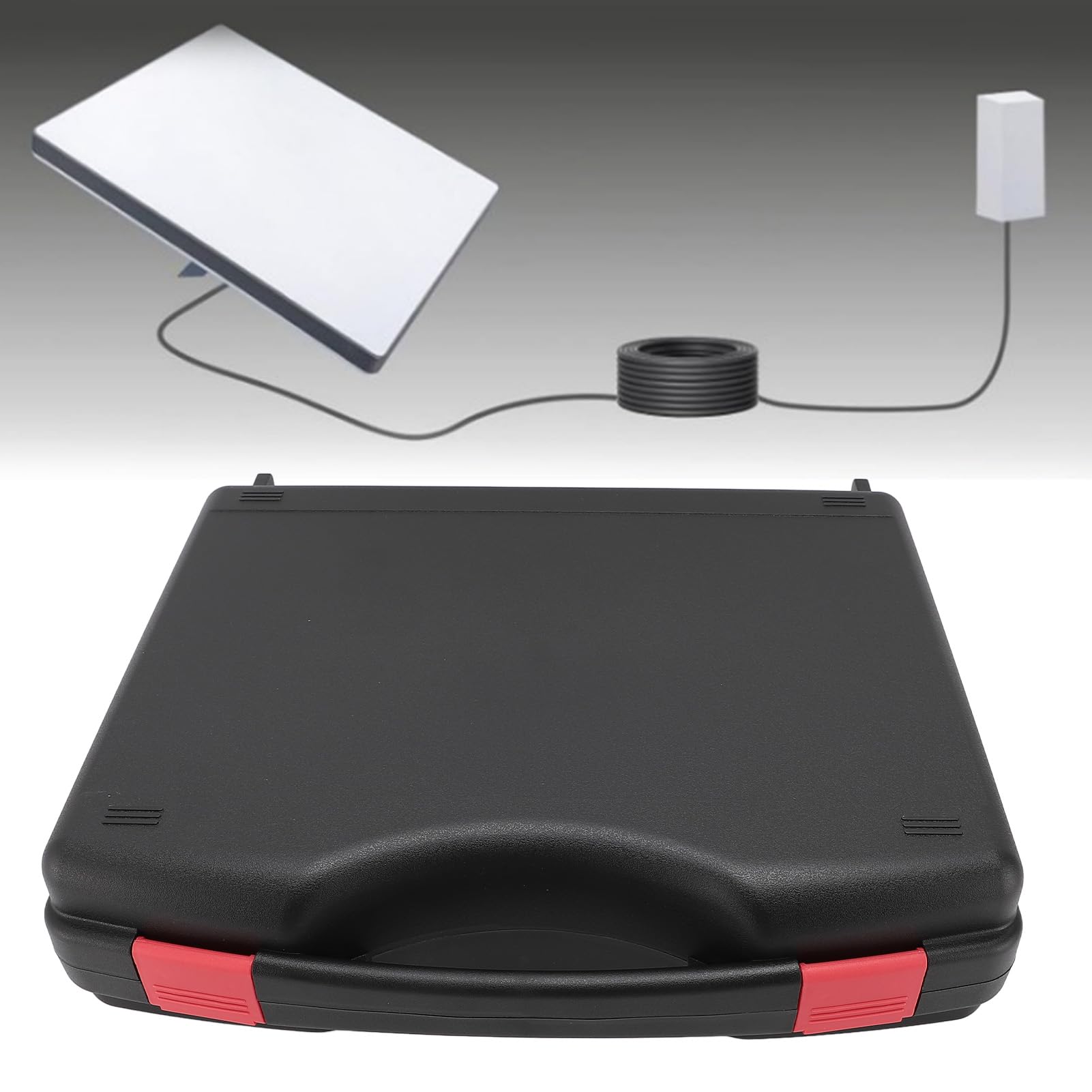 Custodia rigida impermeabile per cavo adattatore per cavo adattatore Cavalletto Accessori per alimentatore Custodia da viaggio con staffa per uso esterno camper camper crociere