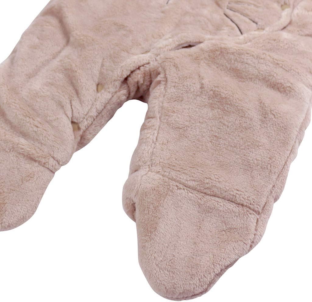 JiAmy Newborn Baby Winter Hooded Romper Fleece Snowsuit Jumpsuit Cartoon Cat Outfits 0-12 Months - Image 9