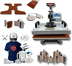 Prensa Térmica 11 em 1 com Gaveta TudoPraFoto para Sublimação Transfer e DTF Branco - 110v