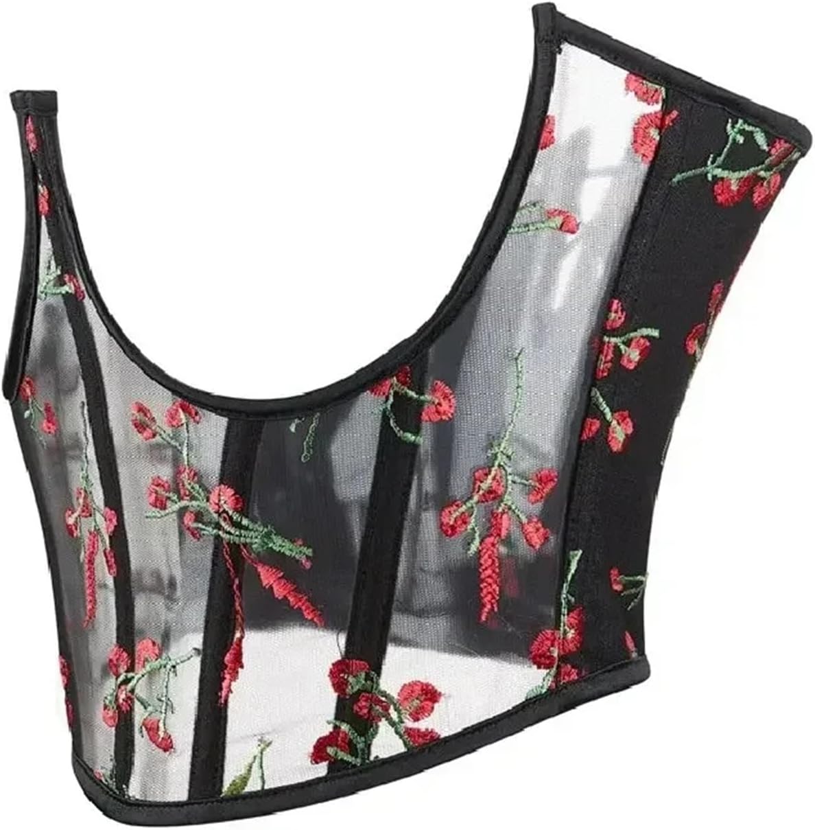 Women's mesh breathable waist shaping top