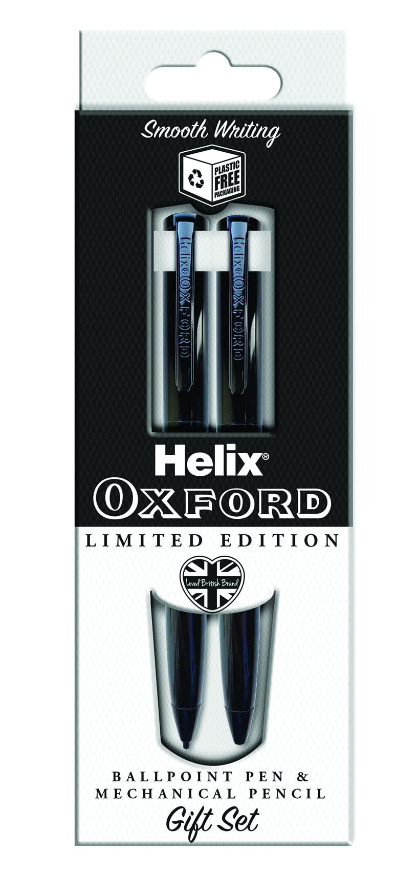 Helix Oxford Black Premium Ballpoint Pen & Mechanical Pencil Set