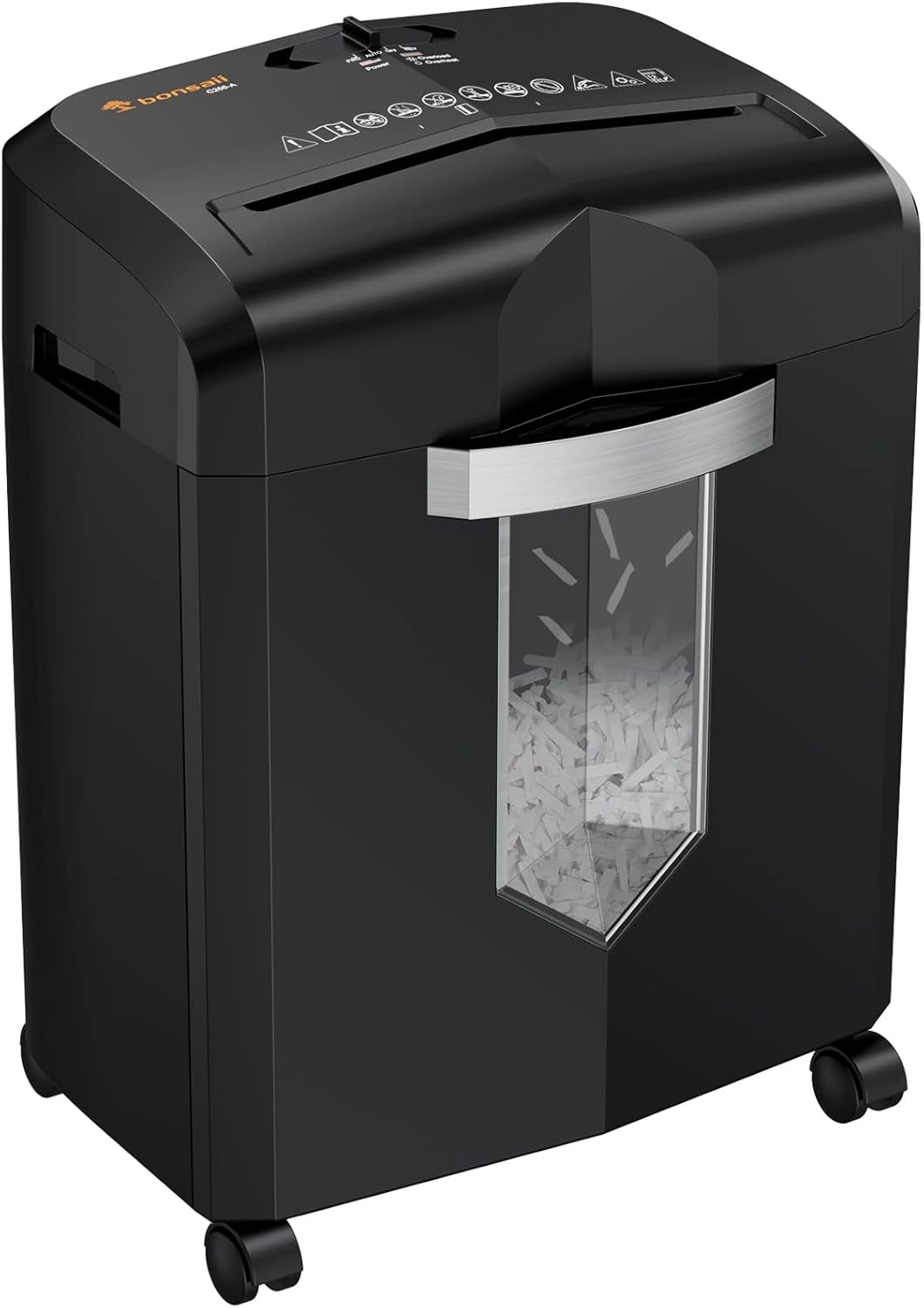 Bonsaii 12 Sheet Cross Cut Shredder with 20Min Continuous Running Time, Paper Shredder for