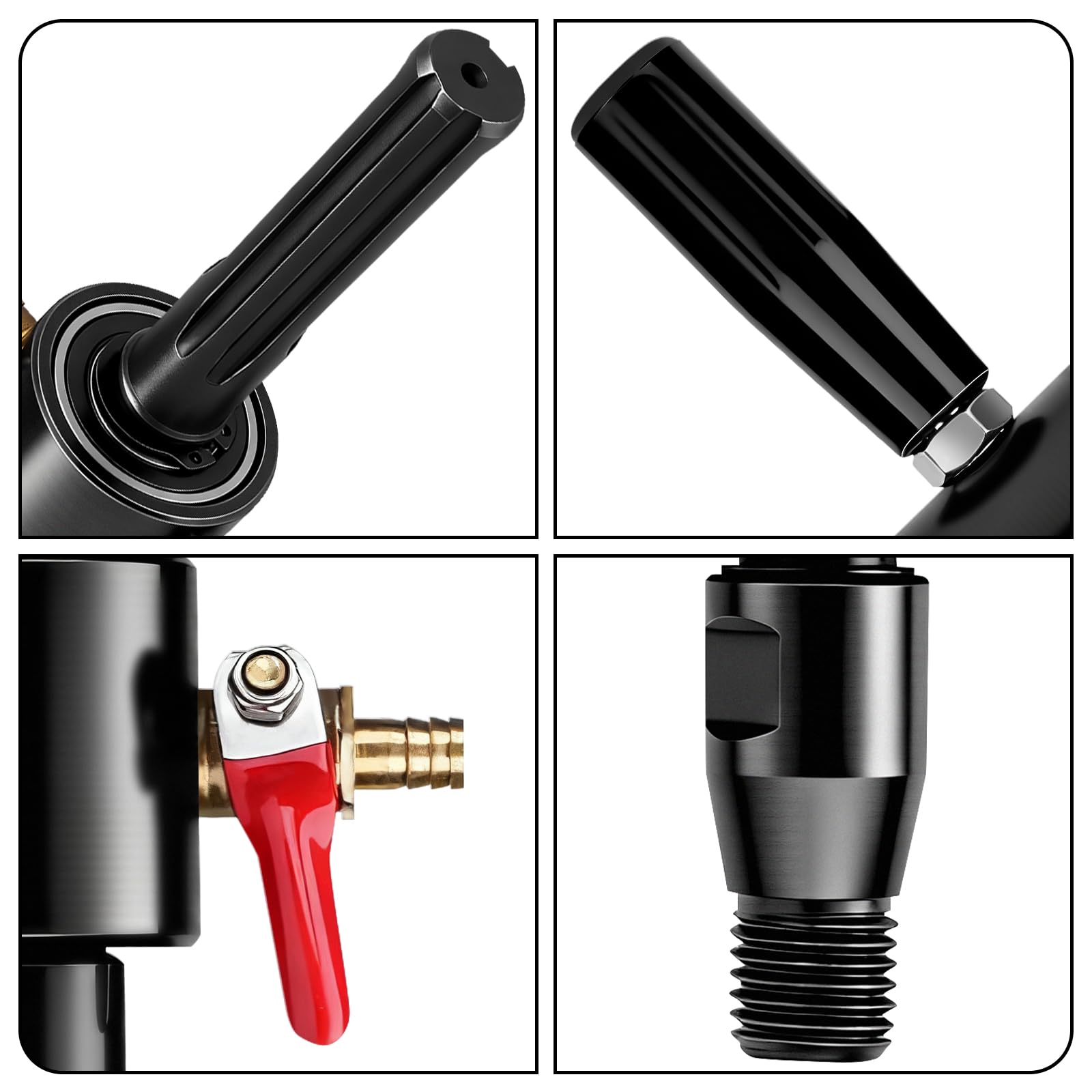 XIIW Adaptateur SDS MAX vers M22 pour Carotteuse Beton - Avec Pompe + 4 M Tuyau, Arrosage Automatique, pour Trépan Béton Couronne de Forage Diamantée, Scies Cloche, Foret Carotteur