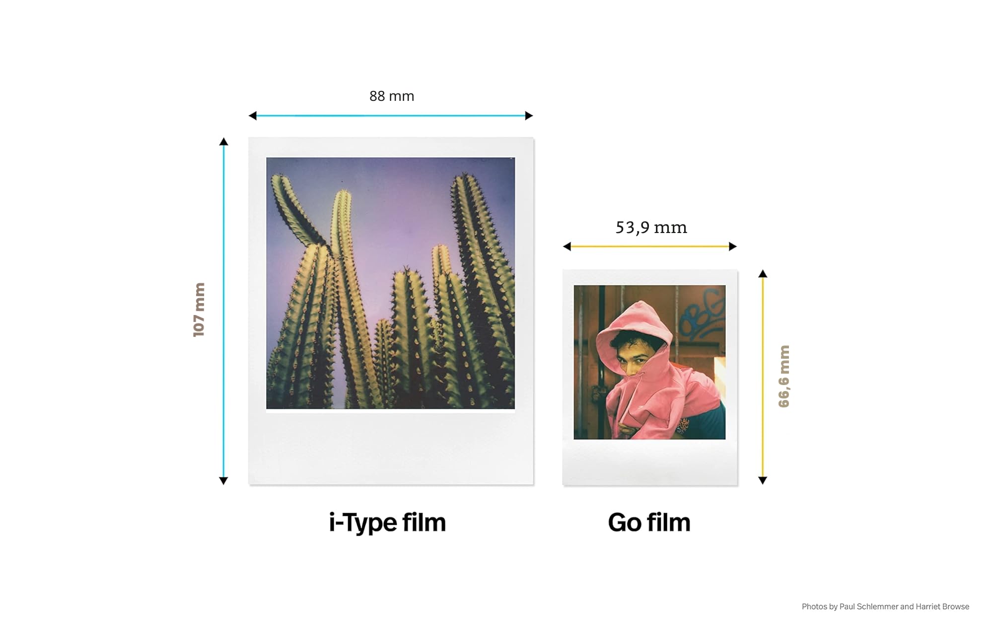 Everything Box Polaroid Go Generation 2 Black & Pellicola Istantanea Colore per Go - x48 Film Pack