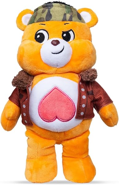 Basic Fun Care Bears x Stranger Things Tenderheart Bear en Lucas – Peluche 22 cm – Édition Limitée – Cadeau pour Fans de Stranger Things - 3