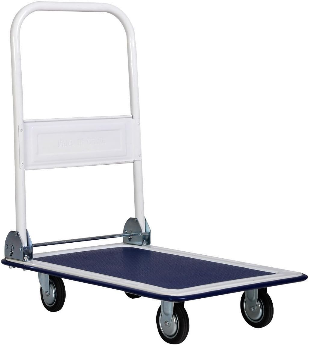 Hand Trucks Platform Cart Dolly Folding Foldable Moving Warehouse Push Hand Truck folding cart folding cart with wheels folding 330 lbs New
