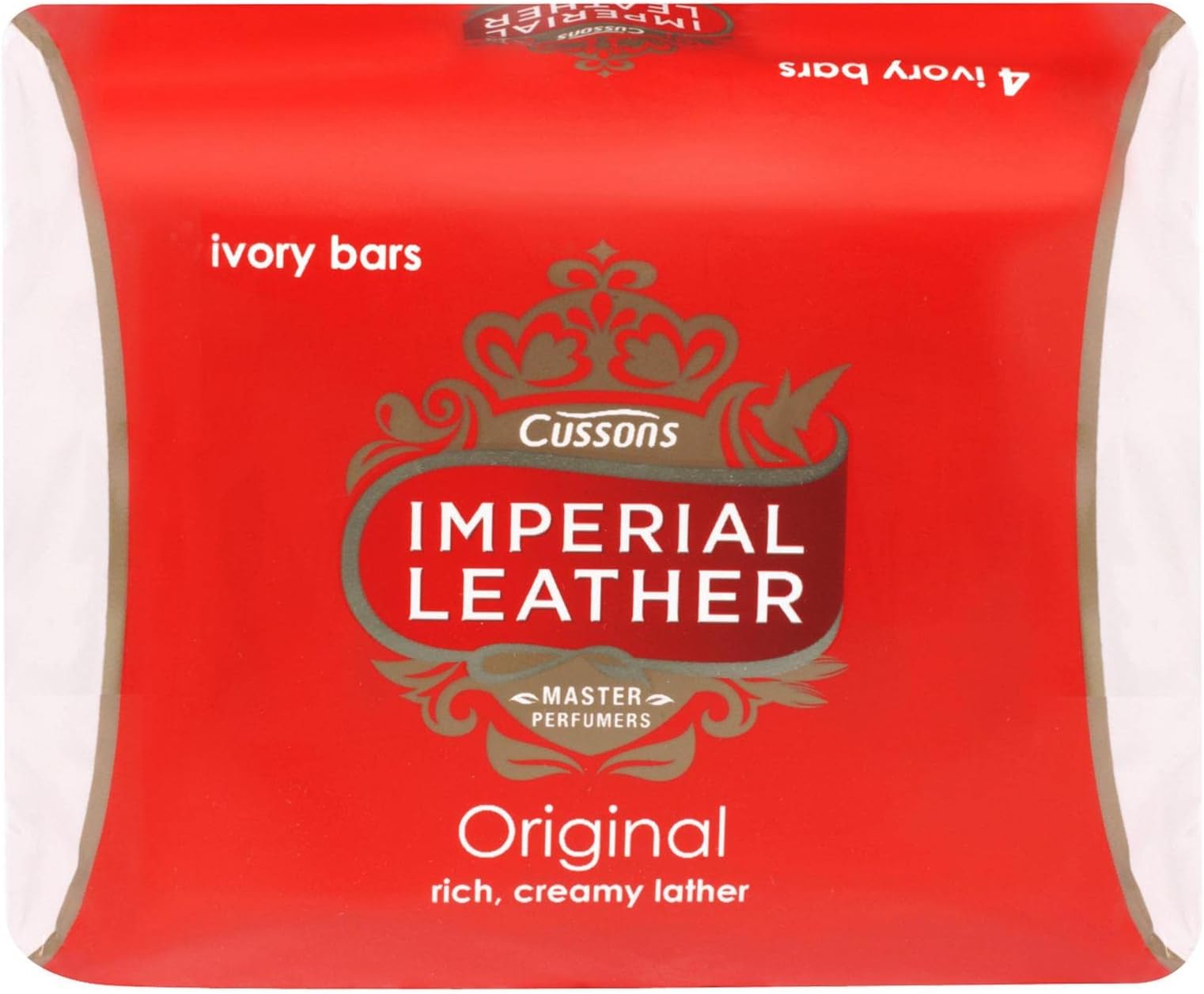 Imperial Leather Ivory Bar Soap, 4 x 100g