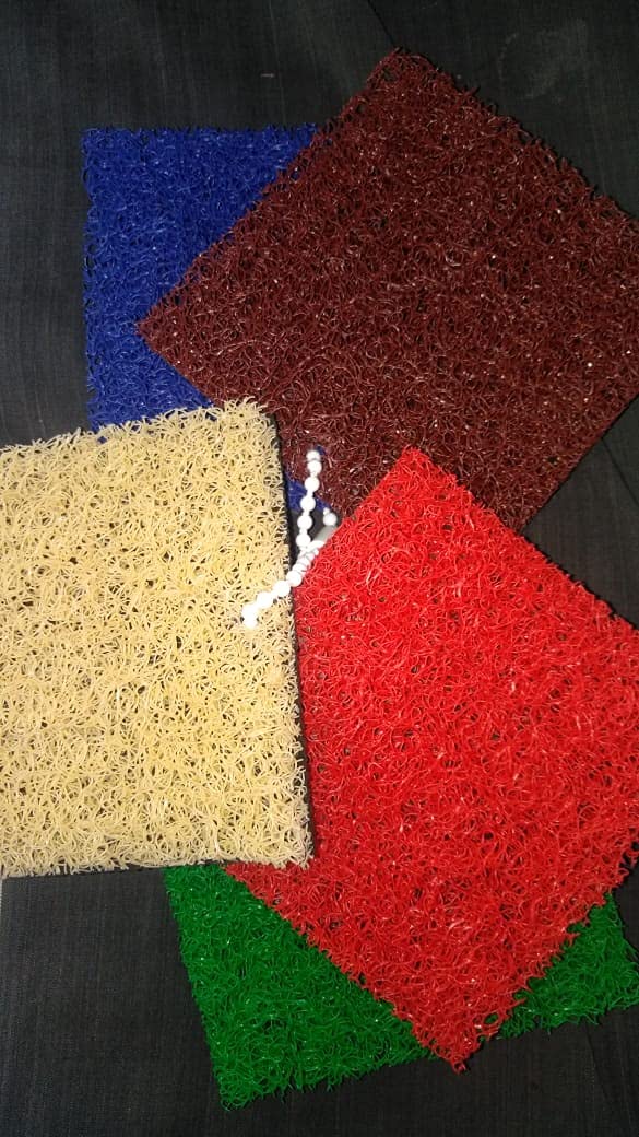 RPOP Unique Design Door & Bath Mat for Home Office Use , Pack of 1-Red