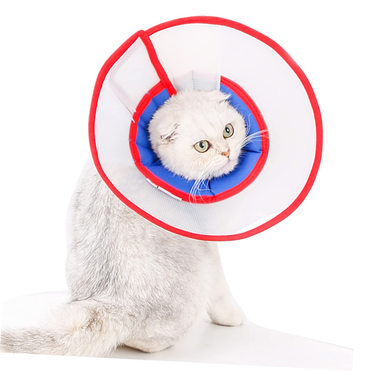 Kisangel 3stücke Einstellbarer Pet Cone Für Hunde Atmungsaktive Und Bequeme Halskrause Zur Wundheilung Verhindert Lecken Und Kratzen Transparent Geeignet Für Kleine Und Mittlere Hunde