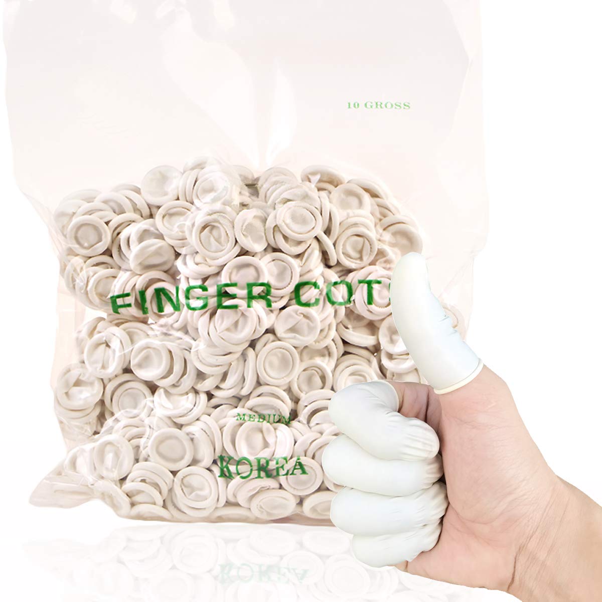 Gants Doigtier Latex Jetables Anti-statiques 750 pièces Protection Beauté Industrielle