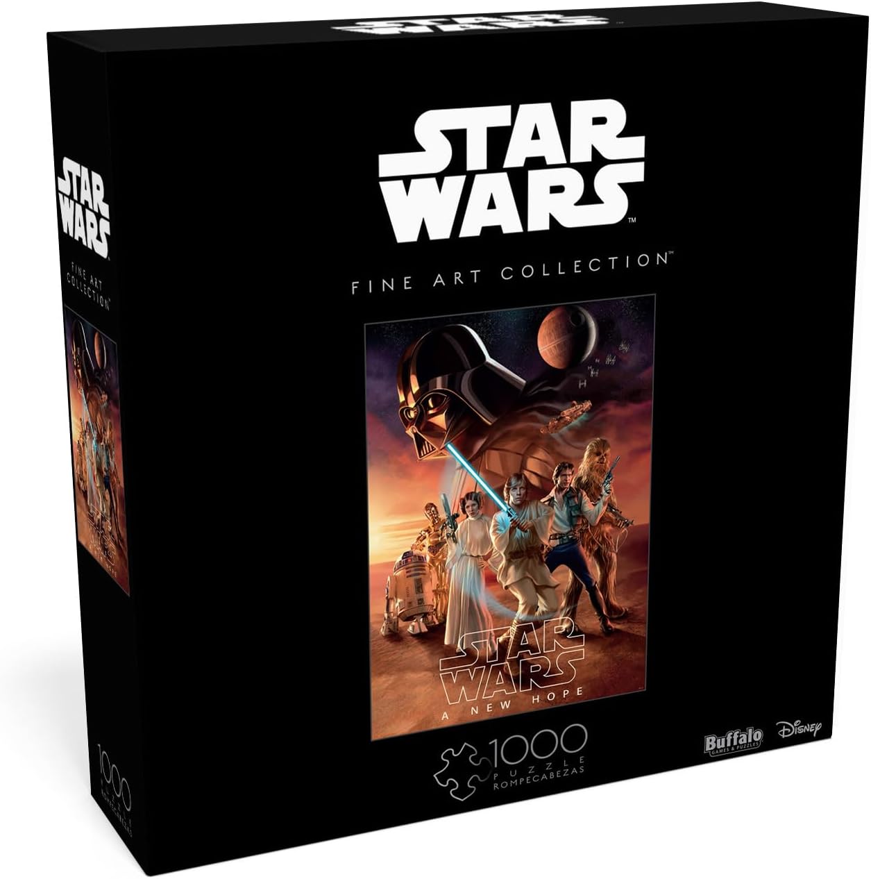 Buffalo Games – Star Wars™: The Force 1000 Piece Jigsaw Puzzle – Fine Art Collection Colorful Puzzle for Adults – Precision-Cut Pieces, Beautiful Artwork