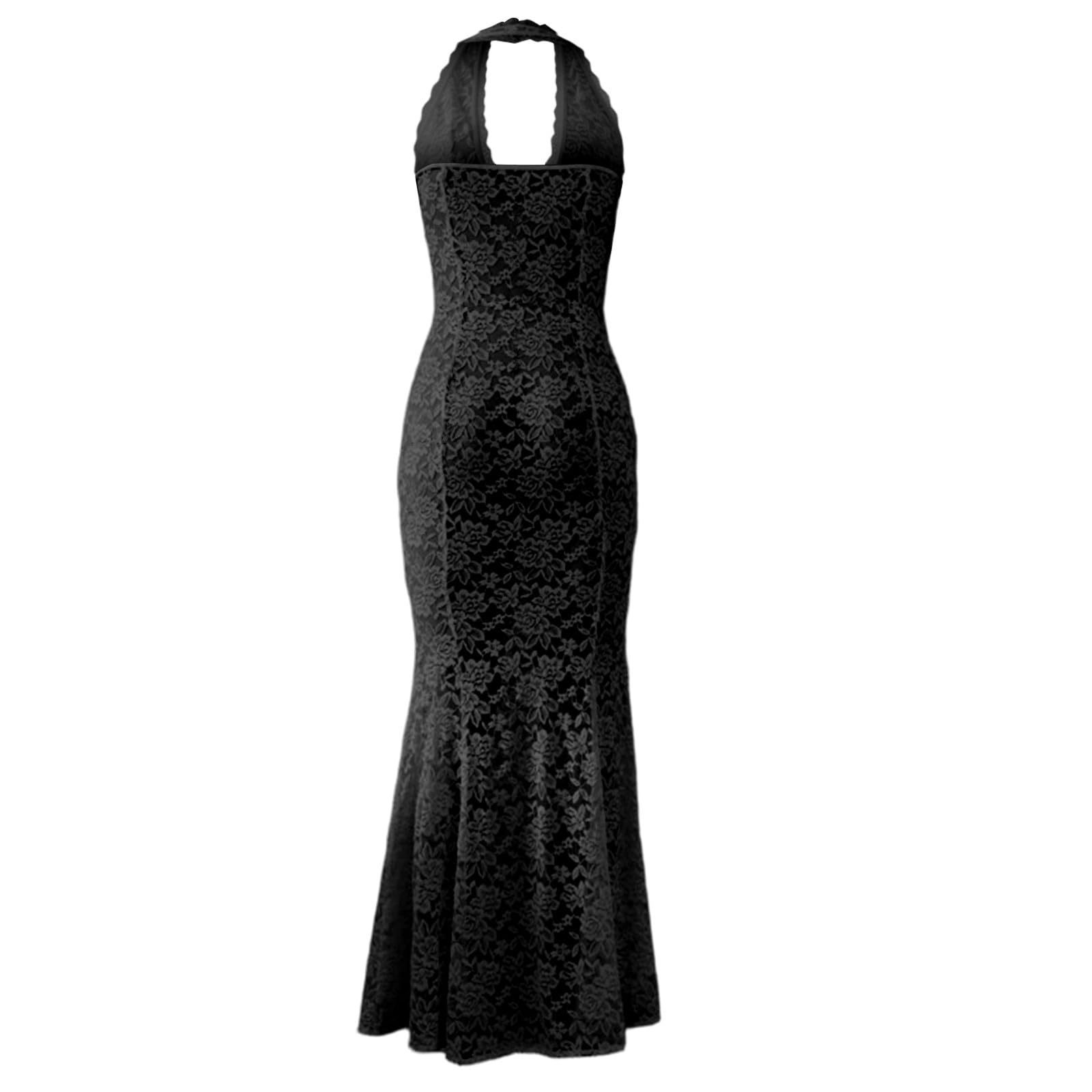 Generisch Elegante vestido de playa de maternidad con ribete de encaje, dobladillo fluido, vestido largo de resort para embarazadas, vestido de bikini aireado para vacaciones