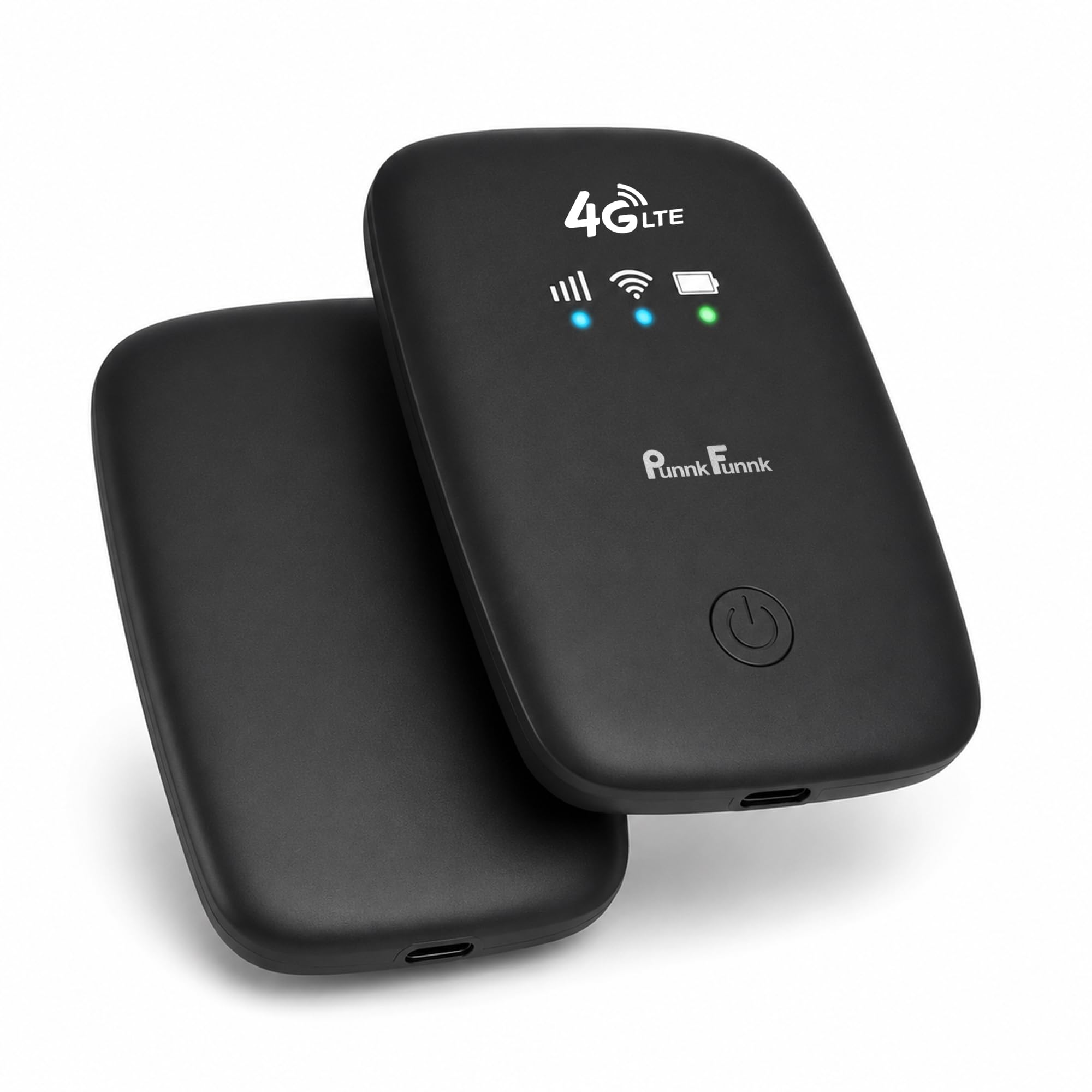 PunnkFunnk 4G LTE Portable WiFi Router, High-Speed Device, 2100Mah Rechargeable Battery, SIM Card Supported 150Mbps Wireless Hotspot | Travel-Friendly Pocket Router, Multi-Device Connectivity (Black)-image-37