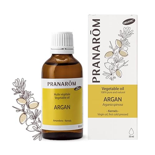 Pranarôm | Argan Bio | Huile Végétale | Riche en Vitamines Et Antioxydants | Huile Anti-Age Réparatrice | 50 ml