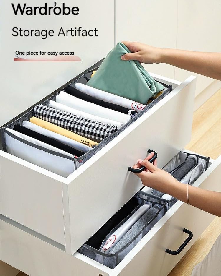 Miniatura 7 de Donfafecuer Organizadores y almacenamiento de ropa interior, organizador de cajones de calcetines, cubos organizadores de almacenamiento para Cestas