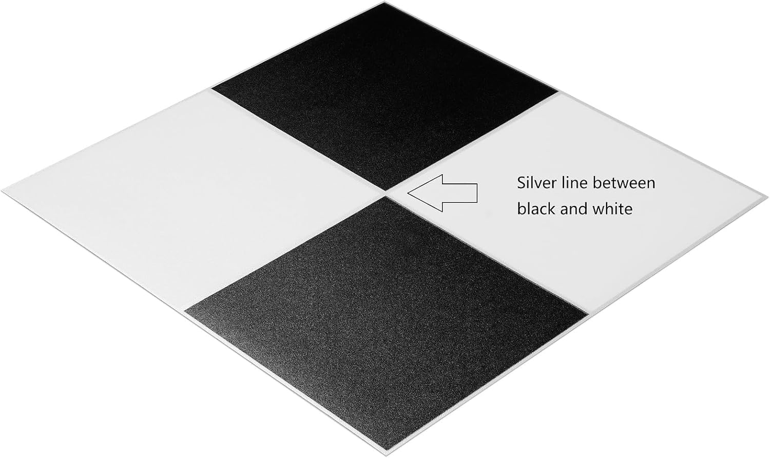 Piastrelle Adesive Effetto Marmo - 16 Pezzi 60x30 Cm, Per Cucina E Bagno, Antracite, Facili Da Applicare - Foto 7