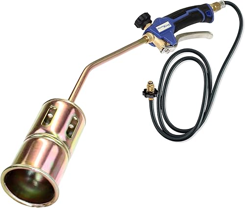 Miniatura 8 de Flame King Kit de antorcha de propano resistente para quemador de malezas de 320,000 BTU con manguera de 6 pies