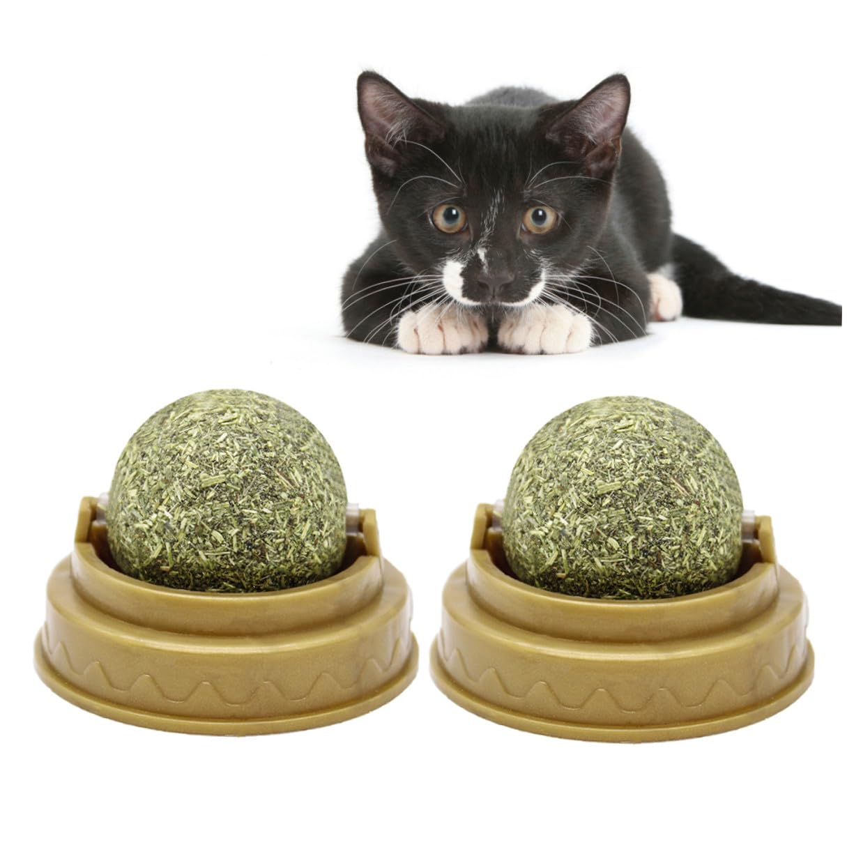 Bolas de menta para gatos que eliminan el sarro y reducen el aburrimiento