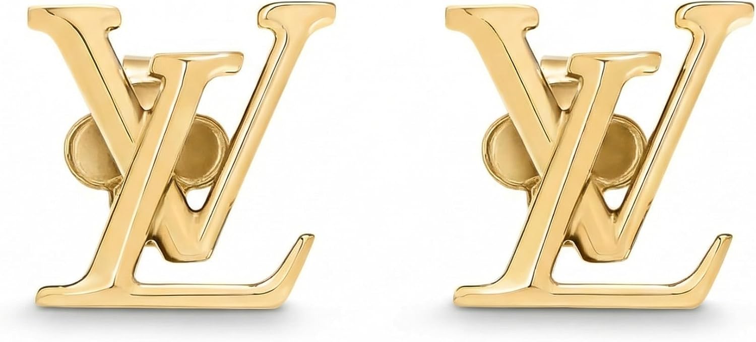 Dainty Gold Initial Stud Earrings for Women, Hypoallergenic Fashion Jewelry, Daily Wear Gift
